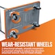 image 6 of Heavy Duty 300kg Folding Platform Trolley Hand Truck Cart Sack Flat Bed Pulley
