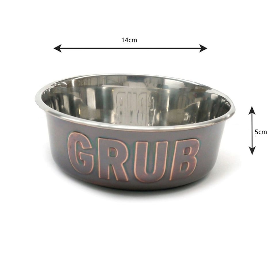 image 1 of Rosewood Stainless Steel Grub Dog Bowl | Copper | Small | 1