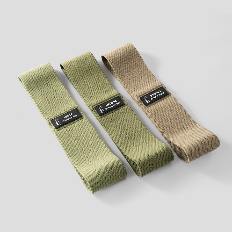 image 1 of Phoenix Fitness Green Cotton Hip Bands | Green