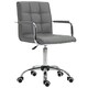 image 1 of Vinsetto Mid Back Office Chair, Swivel Computer Chair with Armrests, Grey
