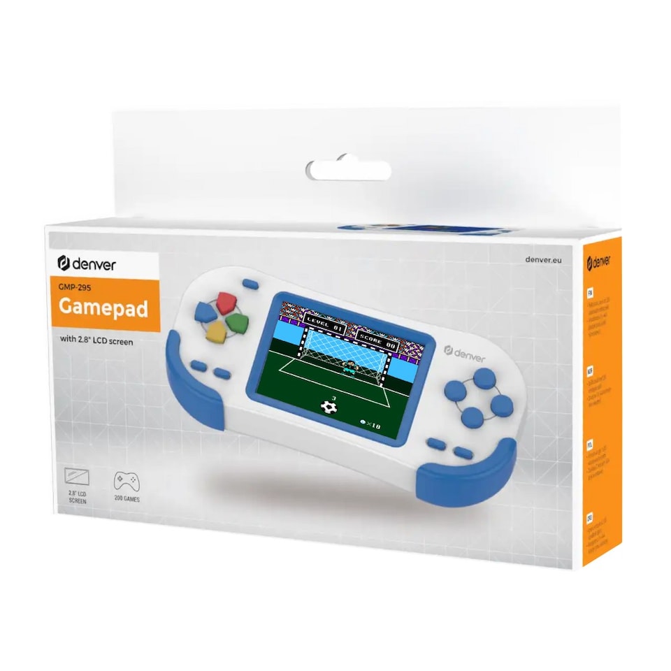 image 1 of Denver Portable Game Pad 2.8" LCD Screen 200 Games Built In Game Console