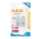 image 1 of UniBulb Halogen G9 320lm 40W 2800K (Warm White) Capsule Light Bulb For Chandeliers, Lamps, & Ovens - Pack of 2 | Clear | 2
