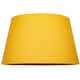 image 1 of Traditional 14 Inch Ochre Mustard Linen Drum Table-Pendant Lampshade 60w Maximum | Yellow