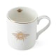 image 10 of Mikasa Queen Bee Straight-Sided Porcelain Mug, 280ml | White