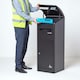 image 2 of SMART PARCEL BOX® Extra-Large Slanted Top Front Access Black Black