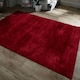 image 1 of Home Republic Majestic Shaggy Rug - 60 x 110 Red