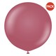 image 2 of Kalisan Latex Retro Balloon (Pack of 2) - Wild Berry - One Size