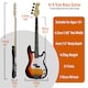 image 6 of 3rd Avenue Electric Bass Guitar Pack with Amp Orange