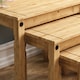 image 5 of Vida Designs Corona Set of 3 Nest of Tables Sofa Side End Table, Solid Pine Wood