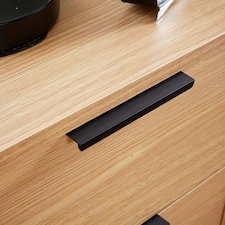 Bedside 3 Drawer Storage Oak Effect Clothing Nightstand Organiser Bedroom Table