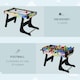 image 6 of HOMCOM Folding Multi Gaming Table 4 in 1 Hockey, Football Table, Table Tennis, Billiards For Play Fun