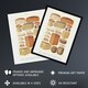 image 2 of Different Types of Cheese Mrs Beeton Wall Art Poster Print 12X16"
