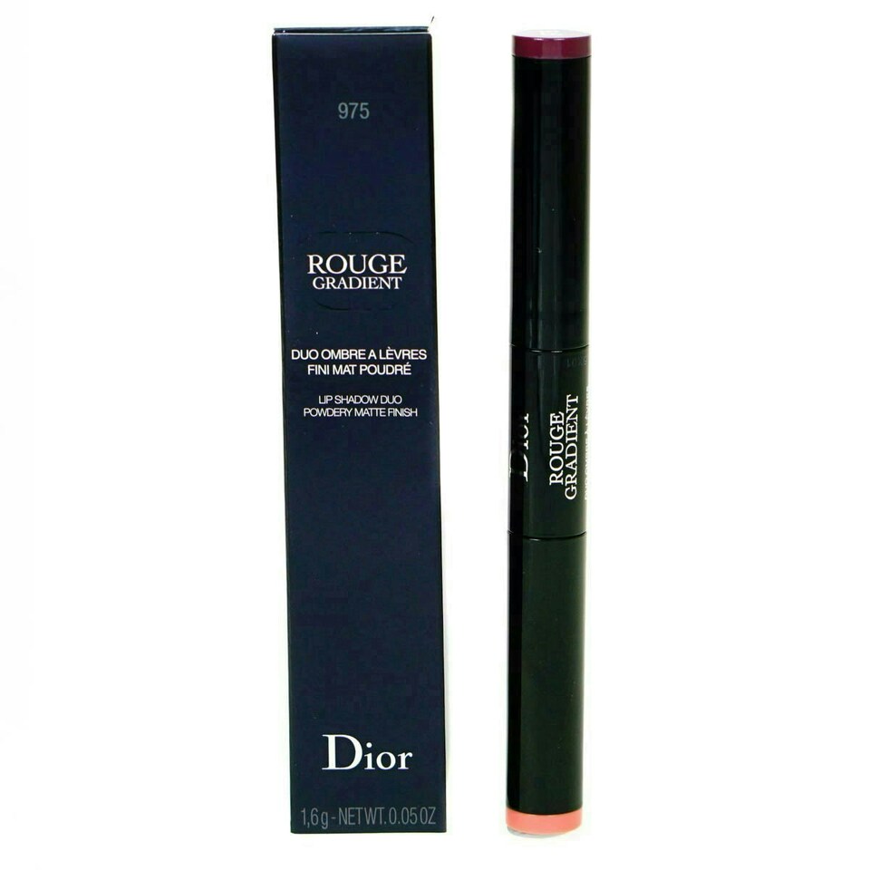 image 1 of Dior Rouge Gradient Lipstick Duo 975 Purple Pink Pink