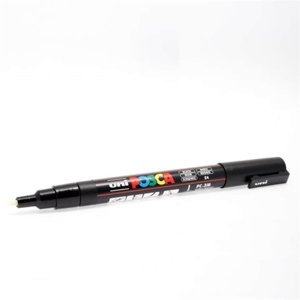 image 1 of Black Uni Posca Pc-3M Fine Bullet Tip Permanent Marker Pen