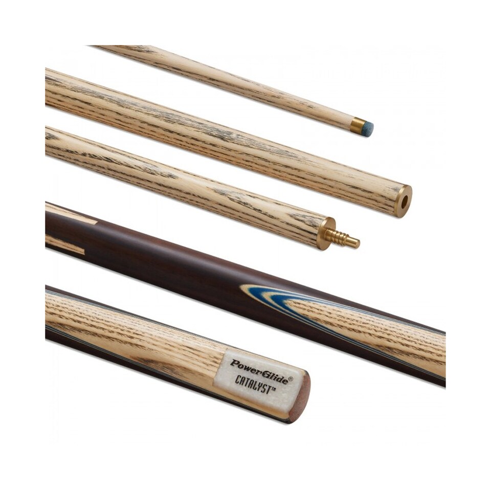 image 1 of PowerGlide Catalyst 2 Piece Snooker Cue | Black | Black/Nature | One Size | 1