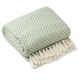 image 1 of Chevron Collection Recycled Cotton Throw in Pistachio (50" x 60") Green | Green