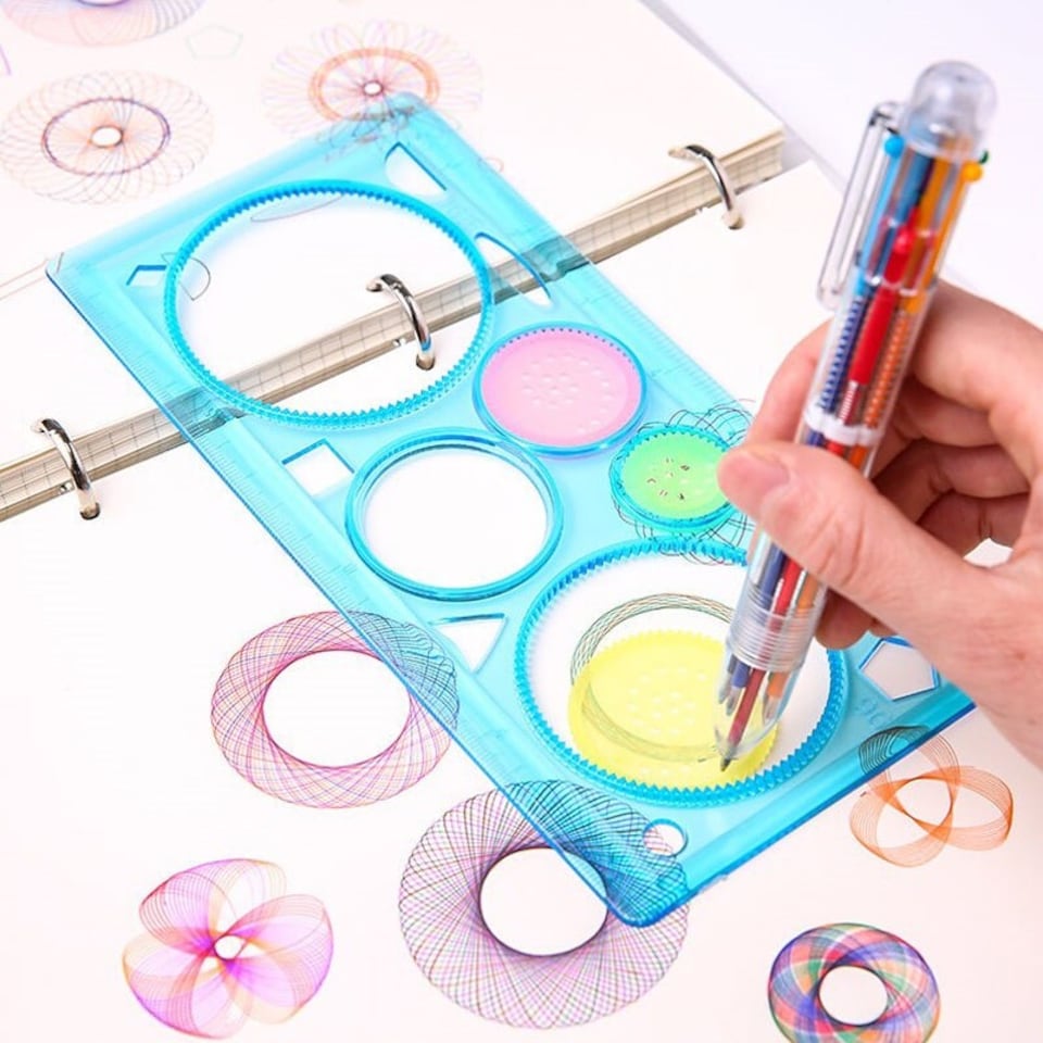 image 1 of Spirograph Drawing Ruler