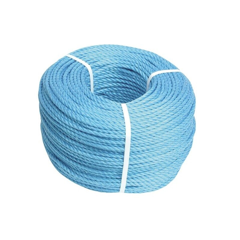 Faithfull Blue Poly Rope - Multi Colour - 6mm x 30m