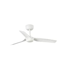 Mini Punt Small White DC Ceiling Fan 6 Speed