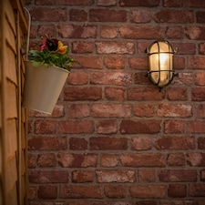 ValueLights Bow Nautical Matte Black Bulkhead Light Black
