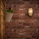 image 1 of ValueLights Bow Nautical Matte Black Bulkhead Light Black