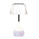 image 1 of Aromatize LED Colour Changing Pleated Shade Glitter Lamp | Multi