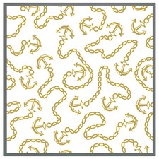 Anchor & chains (Picture Frame) Grey | XS