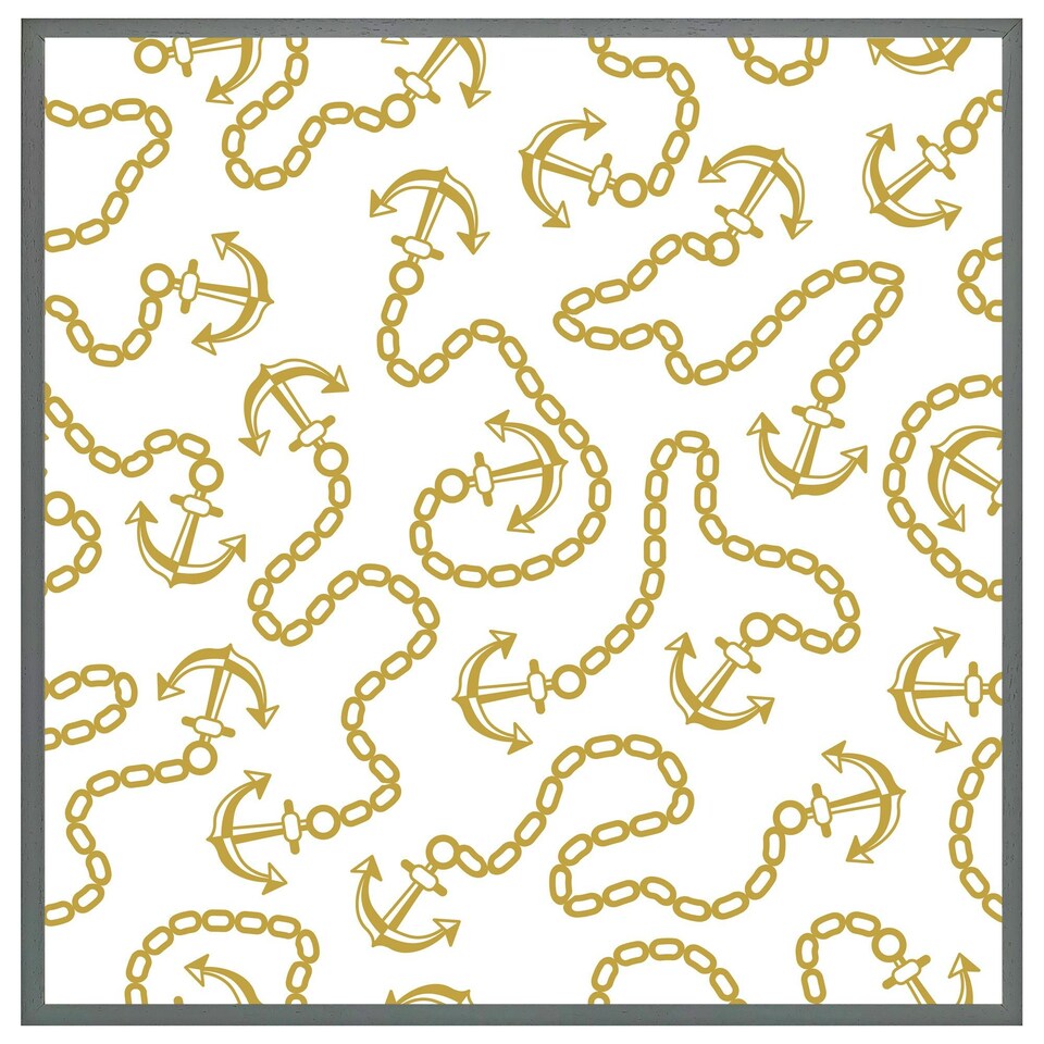 image 1 of Anchor & chains (Picture Frame) Grey | XS