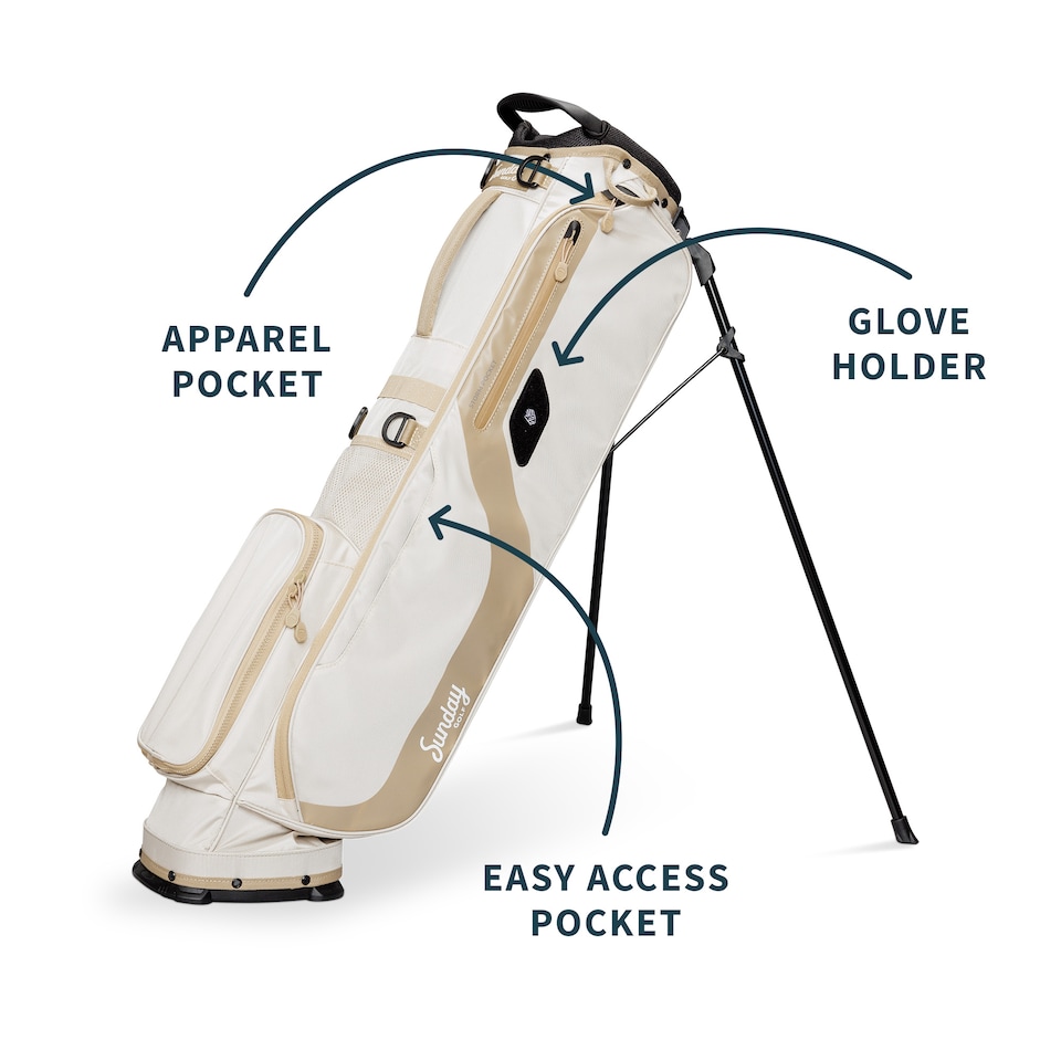 image 1 of El Camino Golf Bag - Toasted Almond