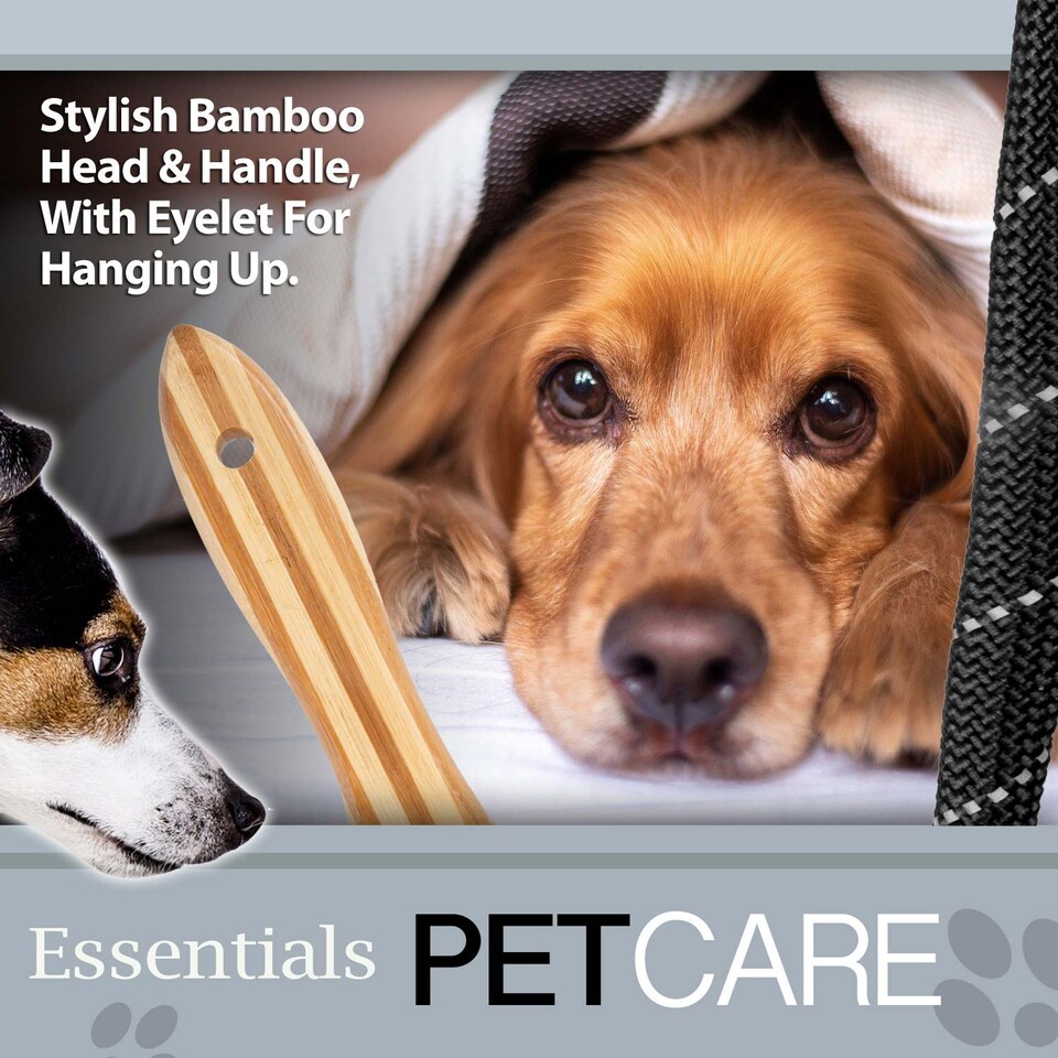 image 1 of PMS Crufts Bamboo Grooming Comb - 21.2cm x 5.5cm x 1.65cm