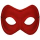 image 1 of Red Eye Mask on Elastic – Fancy Dress Accessory for Superheroes, Masquerade & Costume Parties Red | One Size