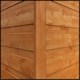 image 5 of 4 x 4 (1.23m x 1.15m) Wooden T&G Double Doors Security Garden APEX Shed (12mm T&G Floor and Roof) (4ft x 4ft) (4x4)
