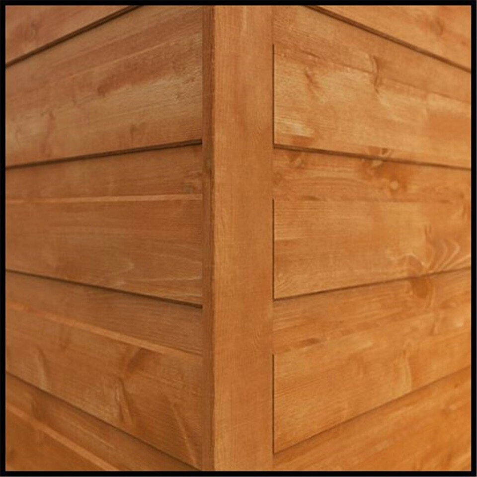 image 1 of 4 x 4 (1.23m x 1.15m) Wooden T&G Double Doors Security Garden APEX Shed (12mm T&G Floor and Roof) (4ft x 4ft) (4x4)