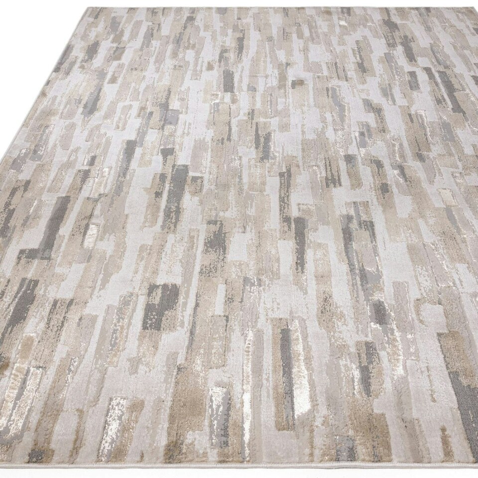 image 1 of Modern Anti-Shed Rug, Luxurious Abstract Rug for Bedroom, Living Room, 8mm Thickness Dining Room Rug-120cm X 170cm Grey | 120cm X 170cm