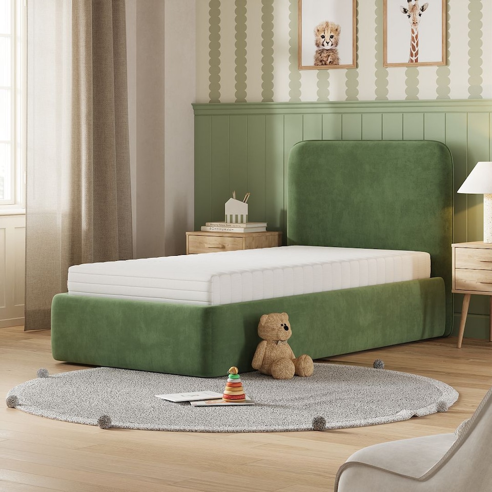image 1 of Visco Therapy Kids Memory Pocket Sprung Mattress 15cm - Medium Comfort, UK Made