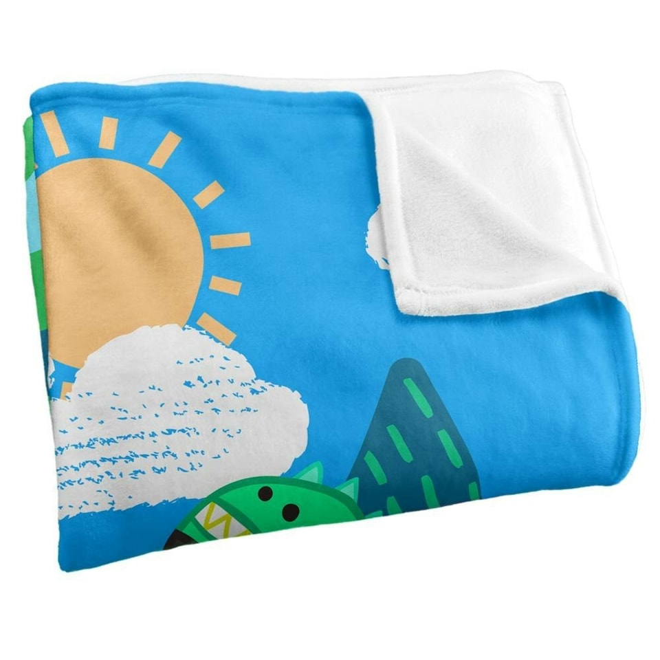 image 1 of Peppa Pig World Is An Adventure Blanket - White - One Size
