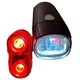 image 3 of AWE AweCity+ Superbright 30 Lux StVZO OptiTec Lens + 40 Lumens 2 x 0.5w LED Bike Light Set