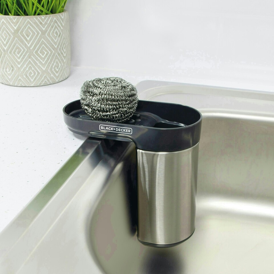 image 1 of BLACK+DECKER Inside Sink Tidy Stainless Steel