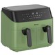 image 4 of EMtronics 9 Litre Digital Double Basket Air Fryer - Sage Green