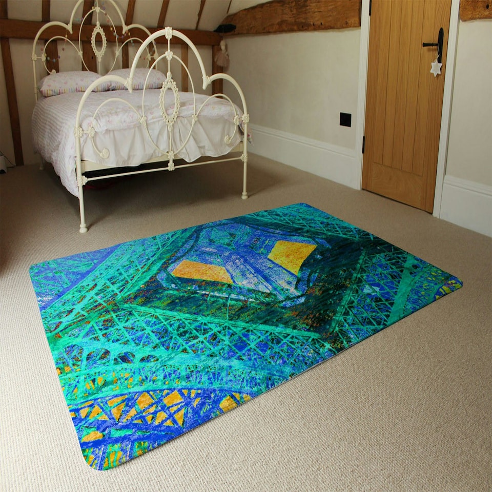 image 1 of Looking up (Rug) Blue | XL: 160x230cm
