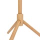 image 4 of Harbour Housewares Free-Standing Wooden Coat Rack - Light Wood