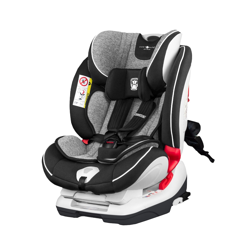 image 1 of Cozy N Safe Arthur 0-36kg Group 0+1/2/3 Car Seat, ISOFix & Top Tether, Extended Rear Facing, Birth to 12 Years, Convertible Baby Toddler Child Car Seat (Graphite)