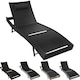 image 9 of Sun Lounger Moana - weather & UV-resistant, 6 position backrest, removable pillow Brown | Mixed Brown