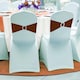 image 9 of 13"x5" Spandex Chair Bands with Slider Buckle, Elastic Chair Sash - 1pc