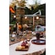 image 6 of Mikasa Summer Set of 4 Recycled Plastic 20cm Lipped Side Plates | Grey