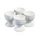 image 1 of Cooks Professional 4 Piece Egg Cup Set | Made From Durable Stoneware | White