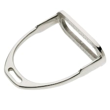 Lorina PSOB Stirrup Irons - Silver - 4.25in