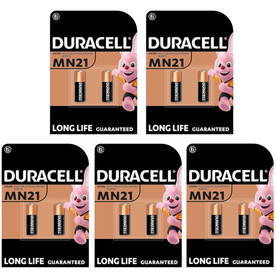 image 1 of Duracell MN21 / A23 Alkaline Batteries - Pack of 20