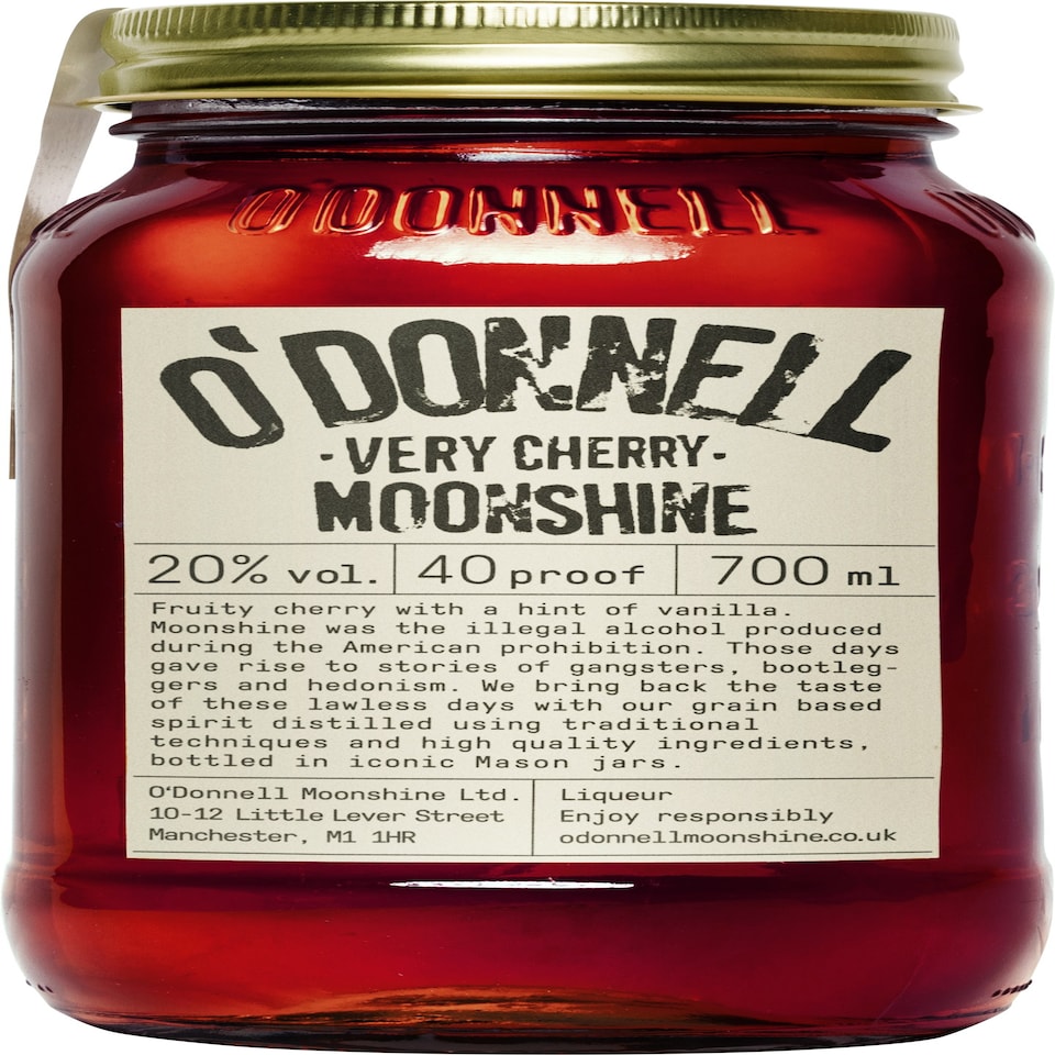 image 1 of O'Donnell Moonshine Very Cherry - 700ml Cherry