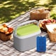 image 2 of 6L Cooler Box for Camping & Beach With Ice Packs | Green | 1